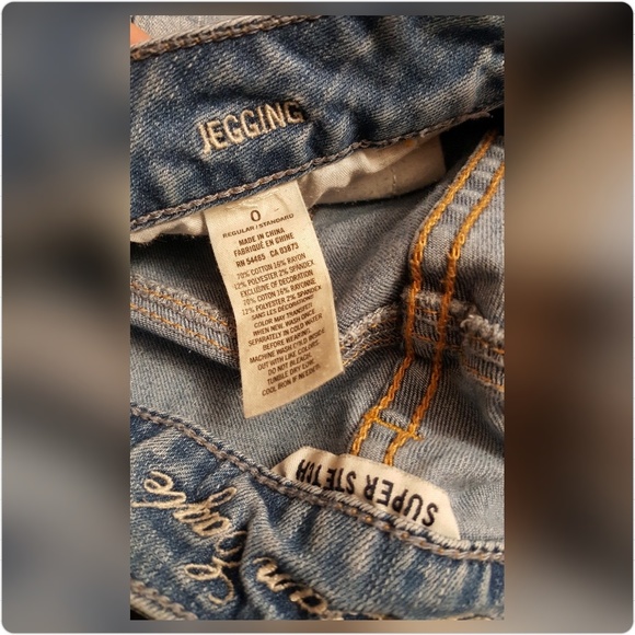 Light Wash AE Jeggings - Picture 3 of 4